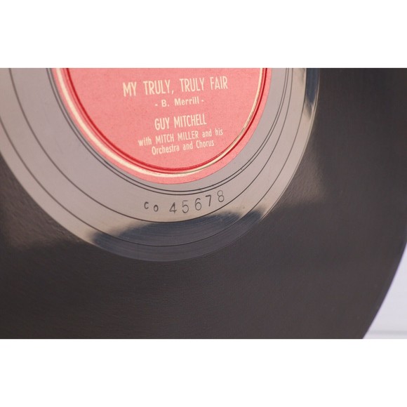 Guy Mitchell -My Truly, Truly Fair/ Who Knows Love 1951 10" 78 rpm Record 39415 - Picture 6 of 16